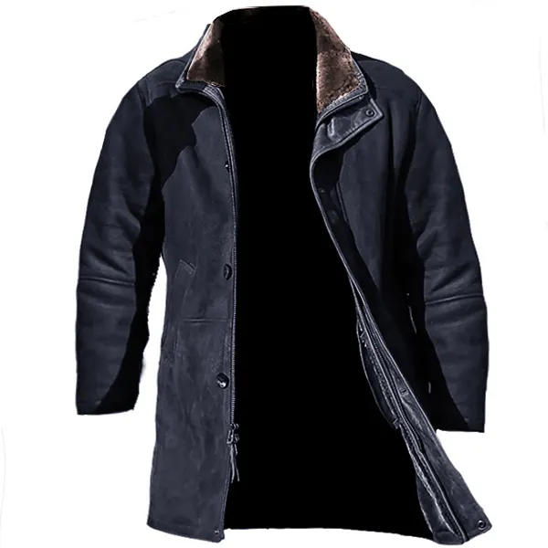 Men's Outdoor Mid-Length Double Layer Woolen Coat Jacket Only $68.89 - Wayrates.com 
