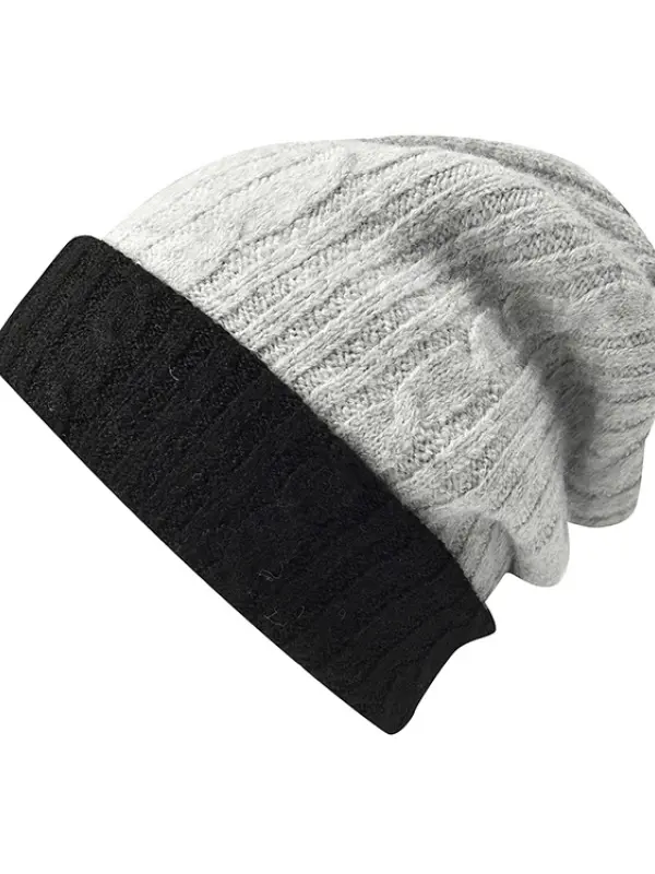 Men's Autumn And Winter Loose Pile Knitted Hat - Menbarn.com 