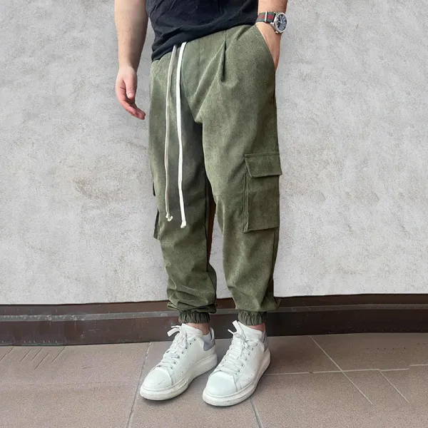 Men's Leisure And Holiday Solid Color Trousers - Dozenlive.com 