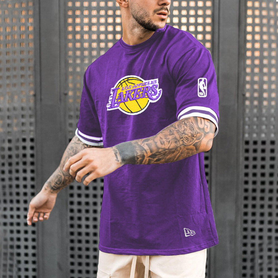 

Men's LK Basketball Printed T-Shirt