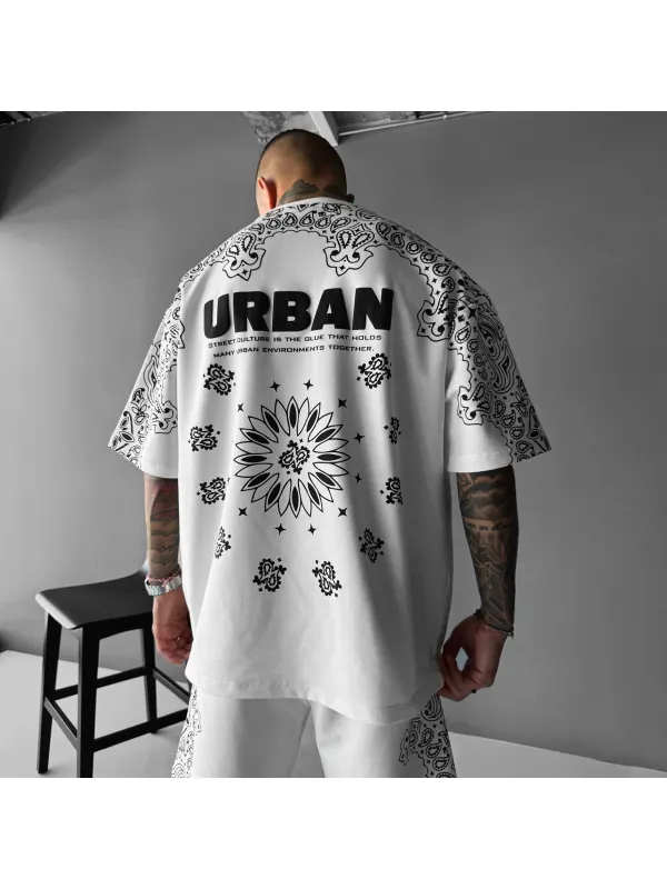 Oversize Urban Carpet T-shirt - Spiretime.com 