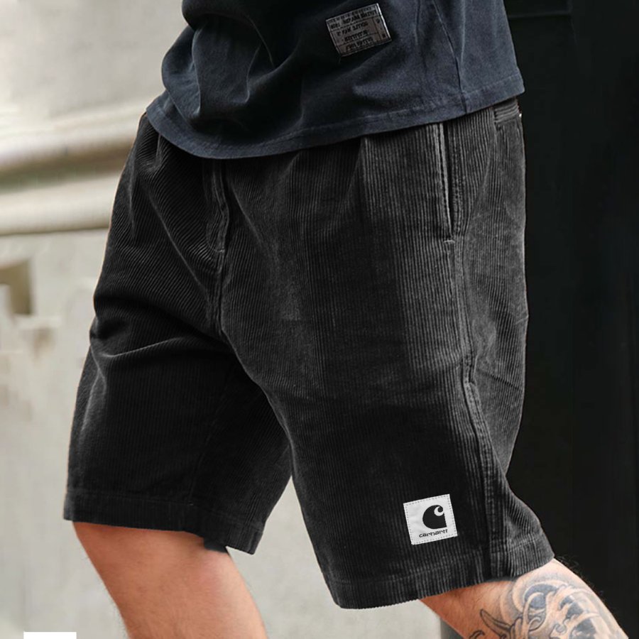 

Men's Corduroy Drawstring Shorts
