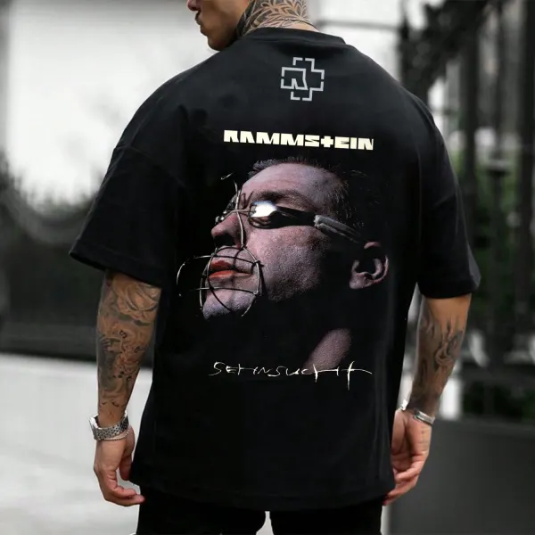 Vintage Black Rammstein Classic T-Shirt - Trisunshine.com 