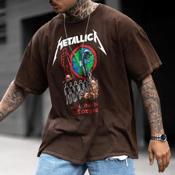 Unisex Casual Metallica T-shirt - Trisunshine.com 