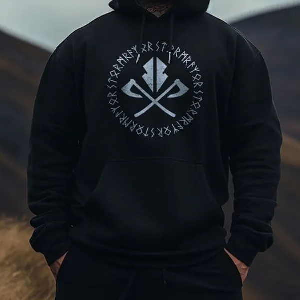 Sons Of The Vikings Black Hoodie - Dozenlive.com 