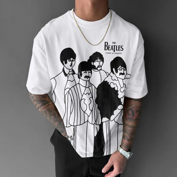 The Beatles CDG - Printed T-Shirt - Dozenlive.com 