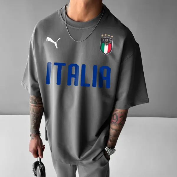 Italy FC Oversize Tee - Yiyistories.com 