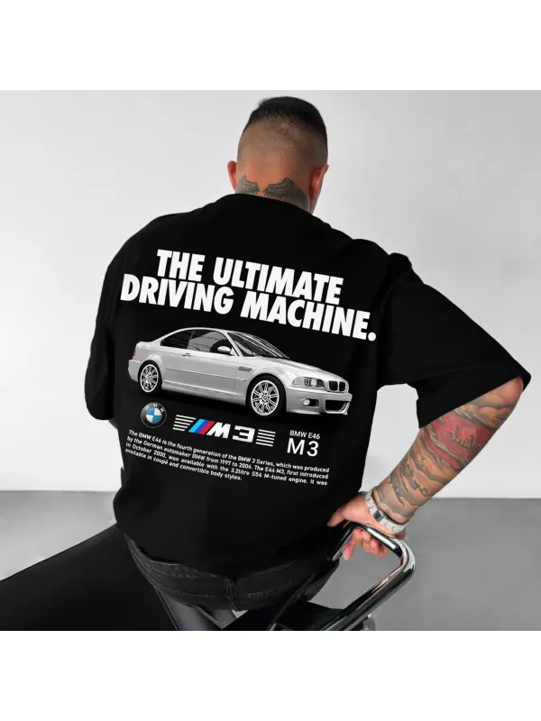 Oversize Sports Car M3 T-shirt - Spiretime.com 