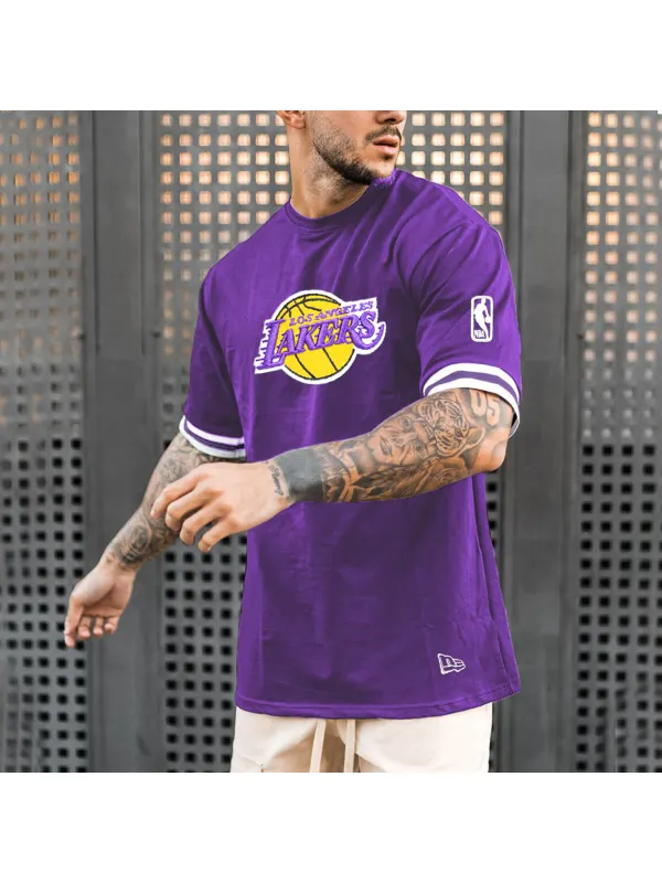 Men's LK Basketball Printed T-Shirt - Spiretime.com 