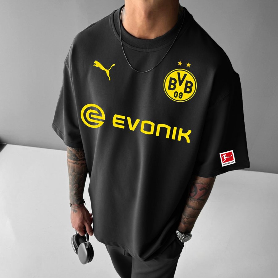 

Borussia Dortmund Graphic Men's Oversized Tee