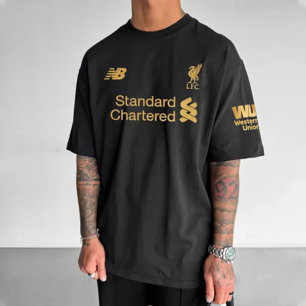 Oversized Casual LFC Printed Tee - Spiretime.com 