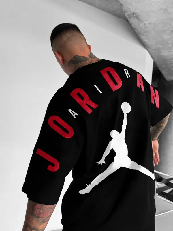 Oversized Street Style Basketball Print Tee - Pragmaace.com 