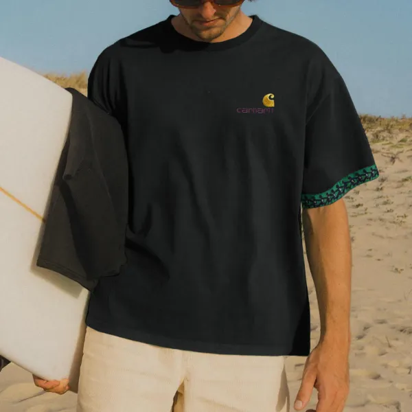 Retro Surf T-Shirt Unisex Street Retro Skateboard T-Shirt - Yiyistories.com 