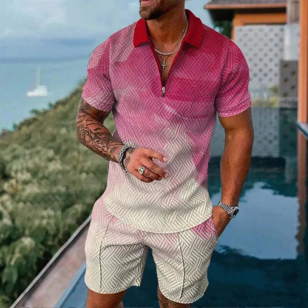 Men's Short Sleeve T-shirt Shorts Suit Sportswear - Yiyistories.com 