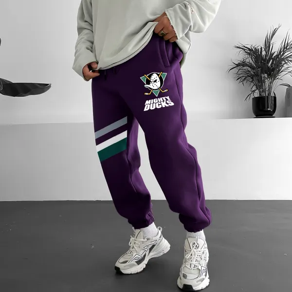 Men's Hockey Print Casual Track Pants - Anurvogel.com 