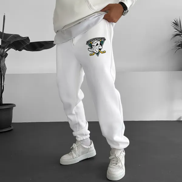 Men's Hockey Print Casual Track Pants - Anurvogel.com 