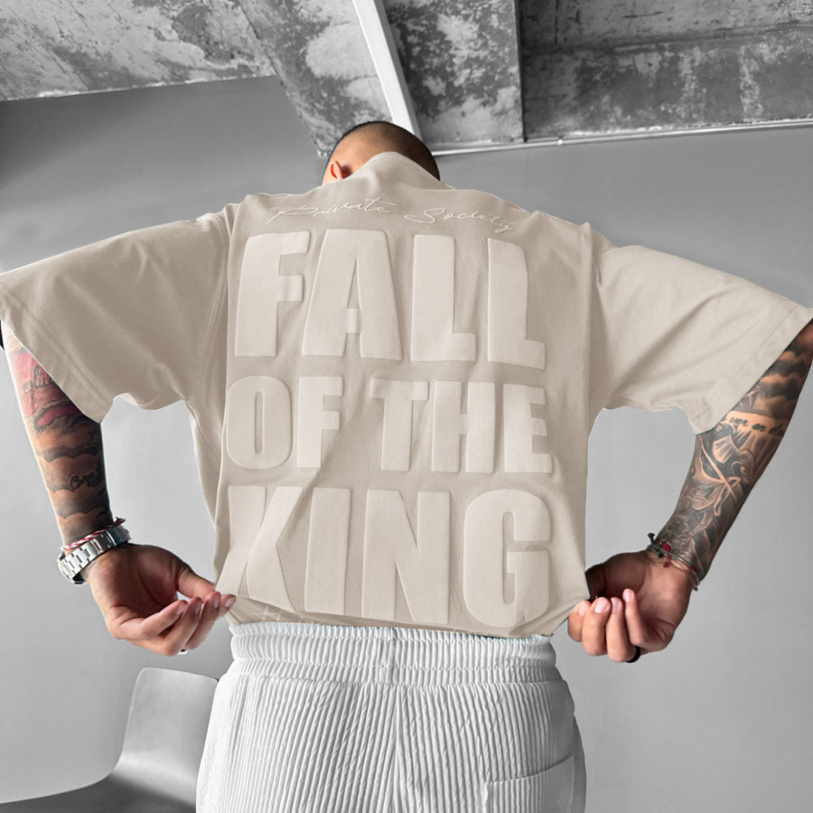 

Unisex Casual Fall Of The King T-shirt