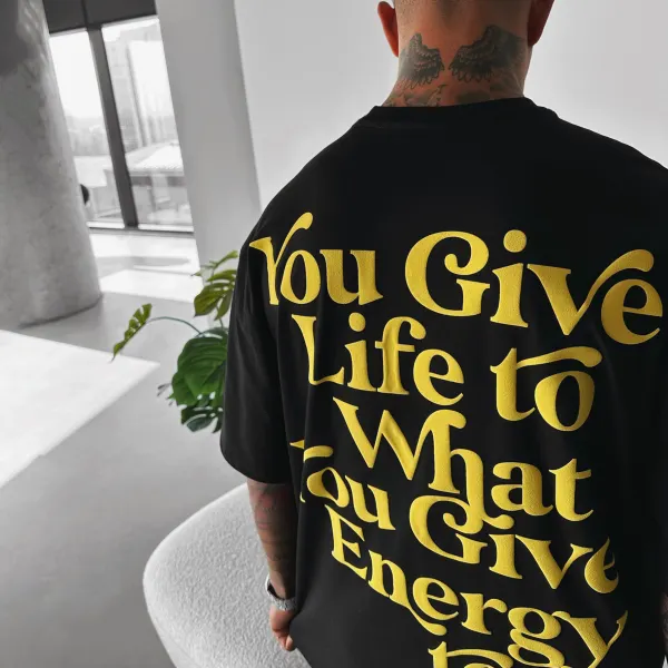 Unisex Casual Life Energy Tee - Wayrates.com 