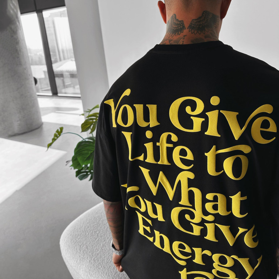 

Unisex Casual Life Energy Tee