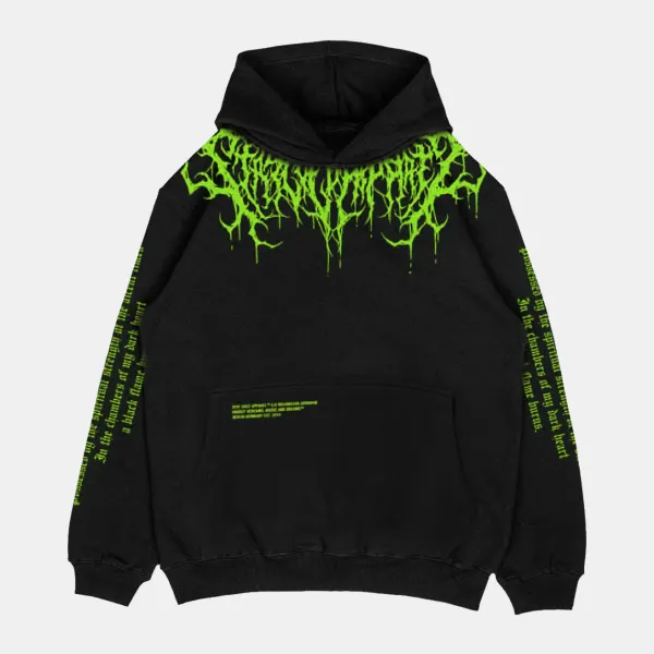 Demon's Blood Oversized Thick Warm Hoodie - Nicheten.com 