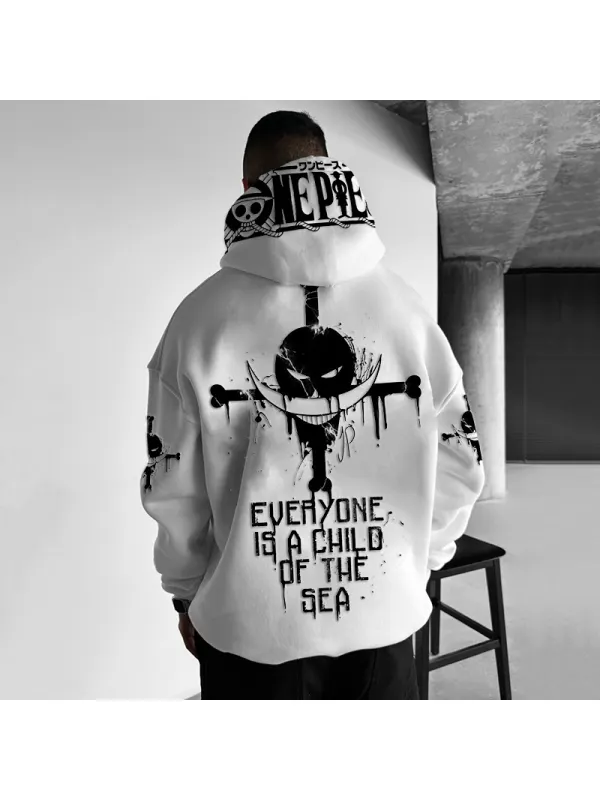 Men's Stereoscopic Cartoon Letter Printed Sweater - Localziv.com 