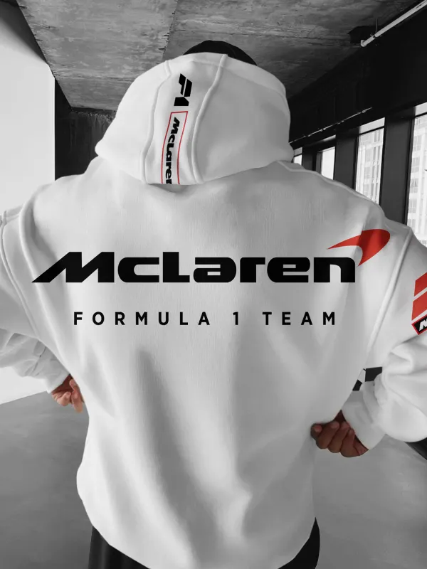 Oversize Formula 1 Racing Graphic Print Hoodie - Pragmaace.com 