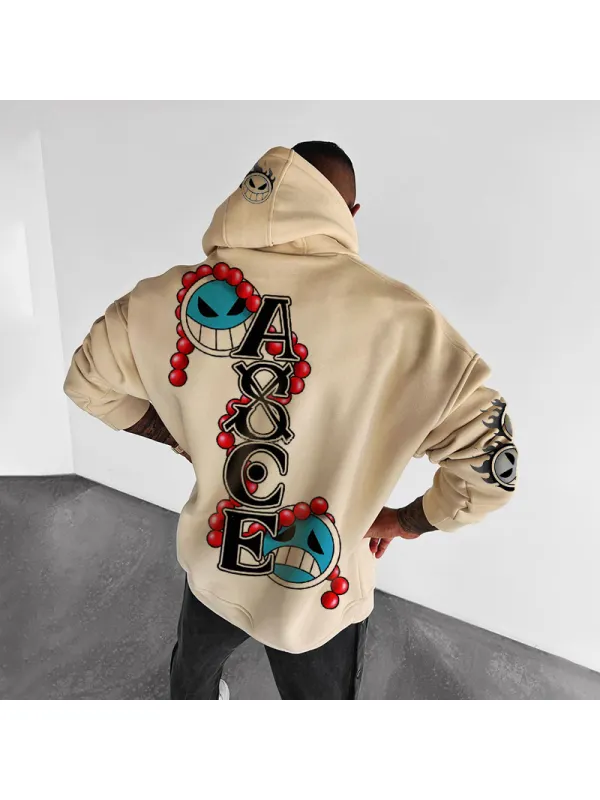 Oversize Print Hoodie - Localziv.com 