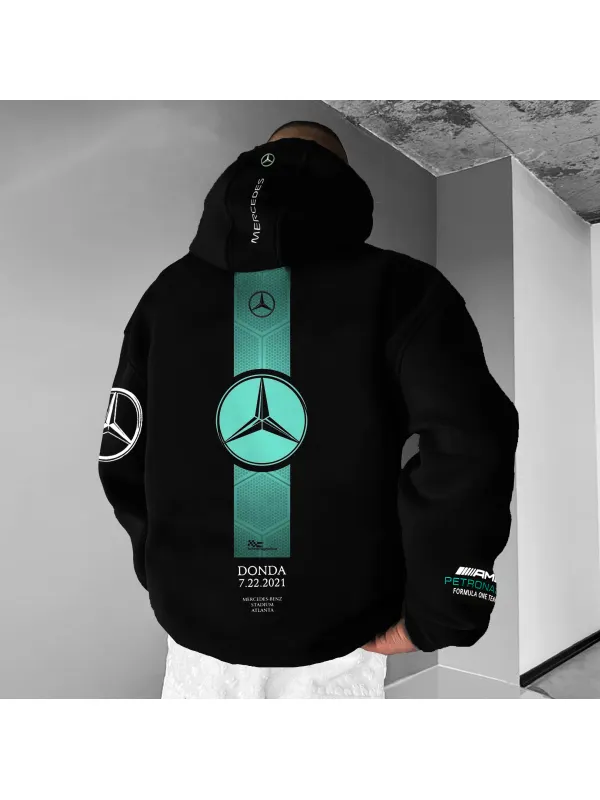 Unisex Oversized Racing Printed Hoodie - Aptkoi.com 