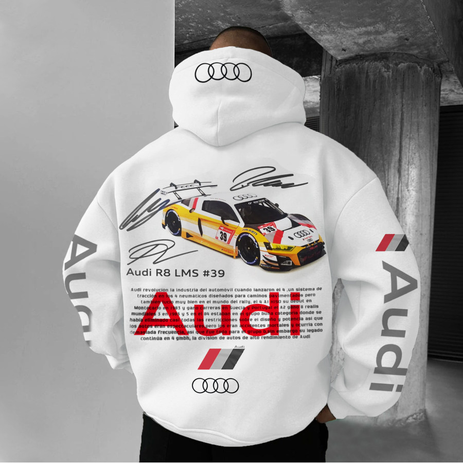 

Unisex Oversized AD Sports Car Printed Streetwear Hoodie