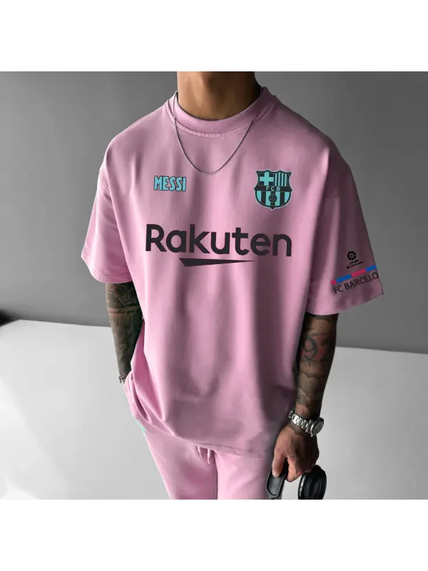 Oversized Barcelona Casual Tee - Anrider.com 