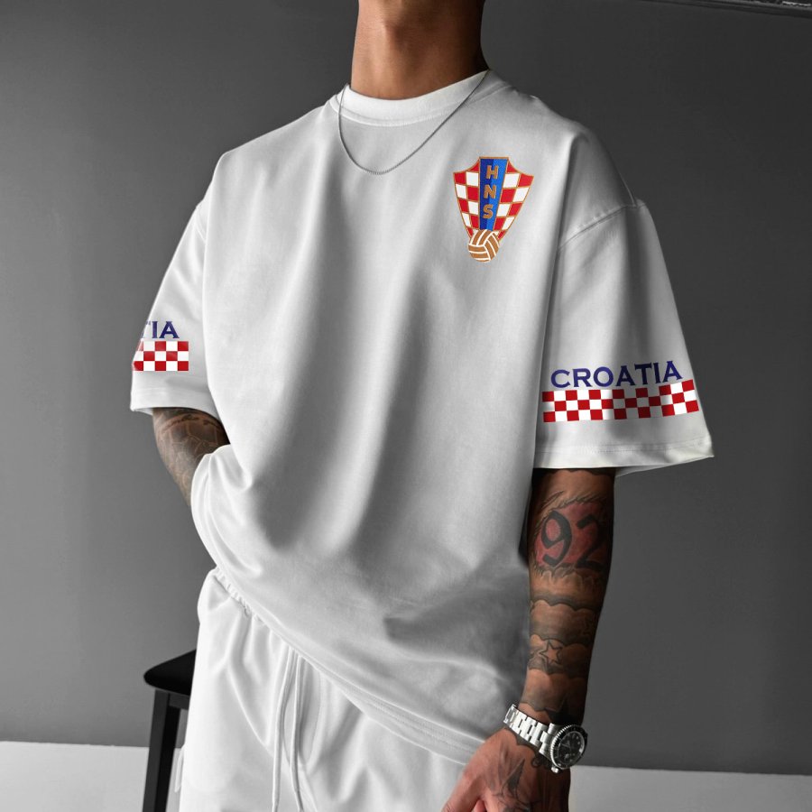 

Croatia National Football Team Oversized Tee