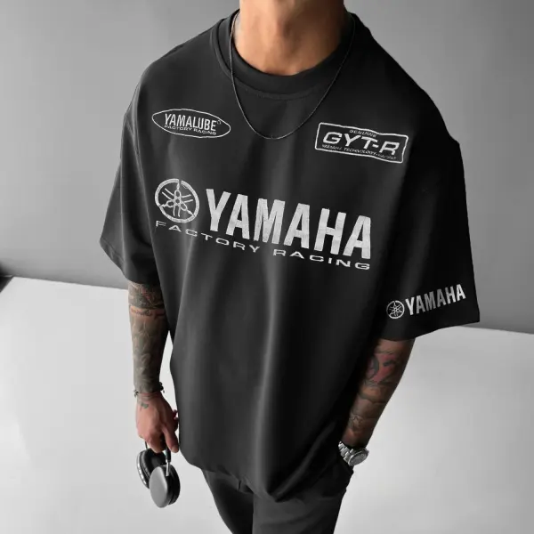 Oversized Yamaha Racing Tee - Wayrates.com 