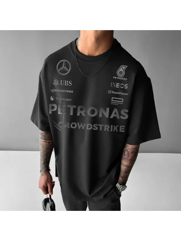 Oversized Men's Racing Tee - Anrider.com 