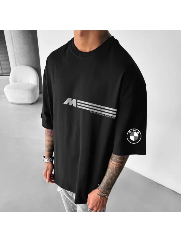 Oversized Racing Icon Tee - Ootdmw.com 