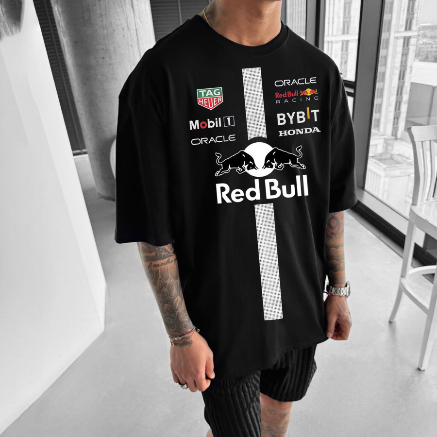 

Men's Casual Racing Printed Fashion T-shirt
