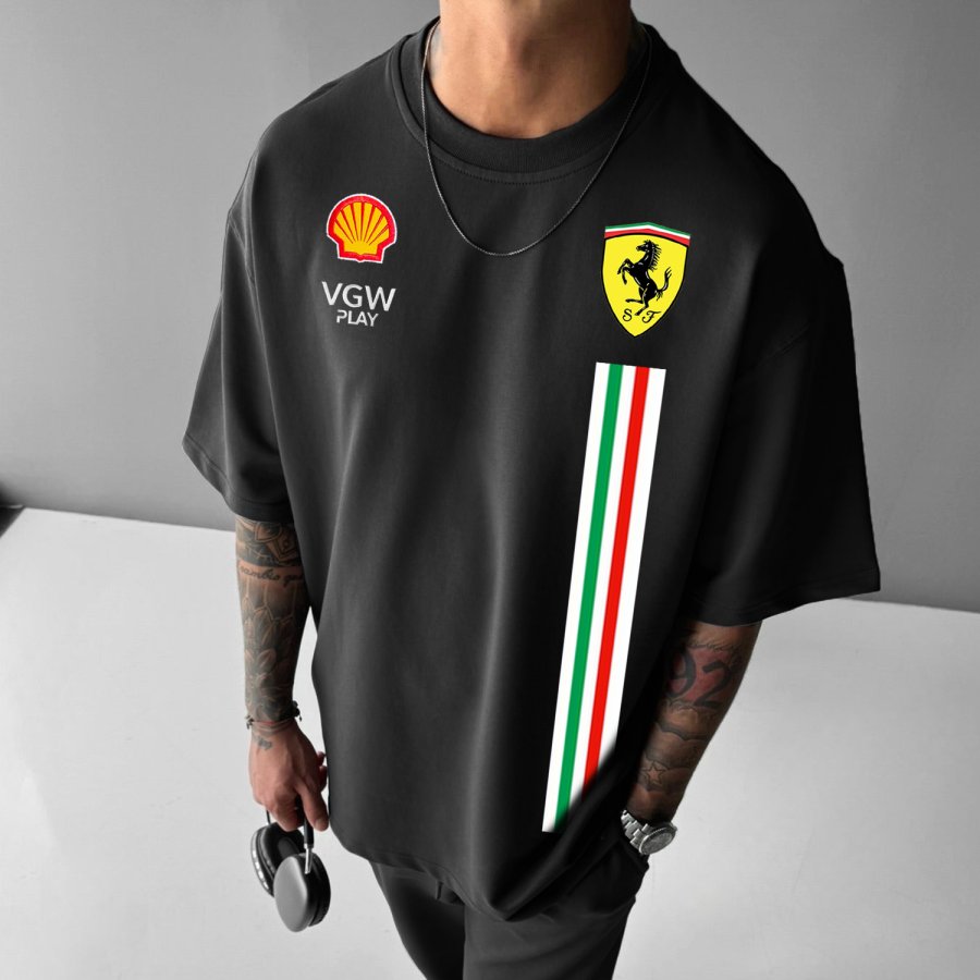 

Men's Racing Graphic Print T-Shirt