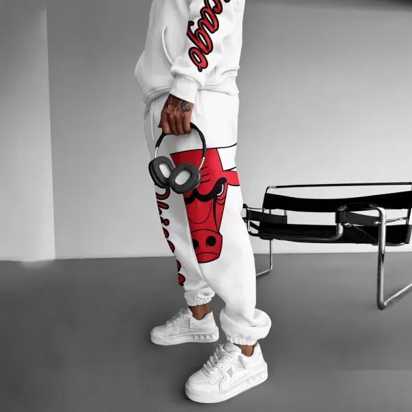 Men's Street Style Basketball Print Sweatpants - Wayrates.com 