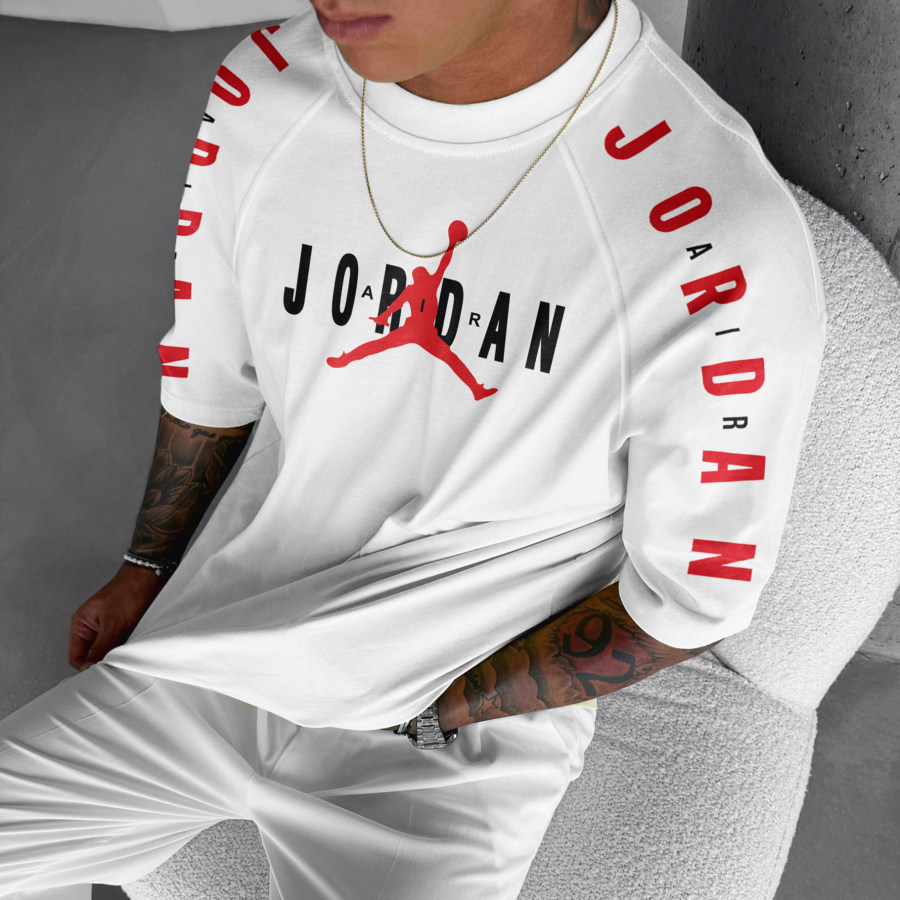 

Oversized Street Style Basketball Print Tee