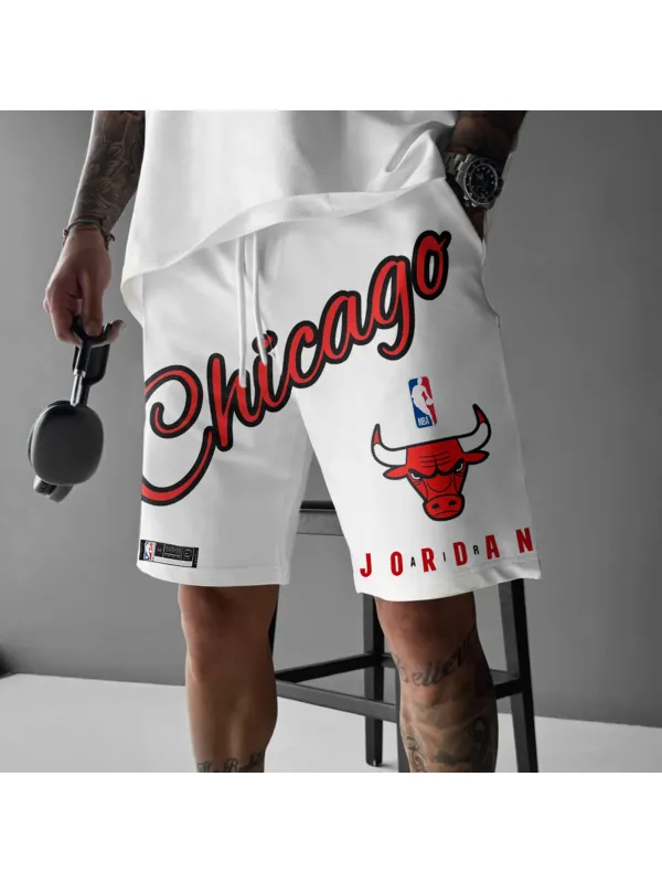 Unisex Casual Basketball Print Shorts - Timetomy.com 