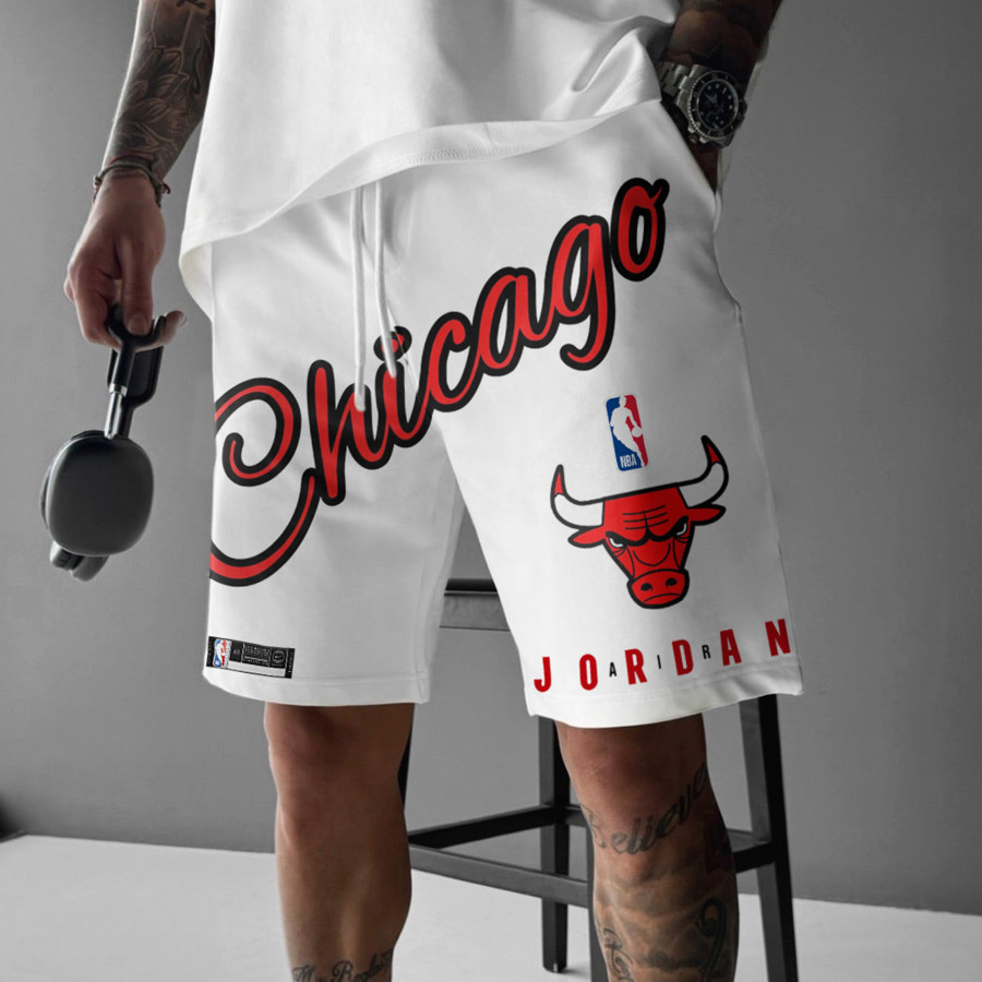 

Unisex Casual Basketball Print Shorts