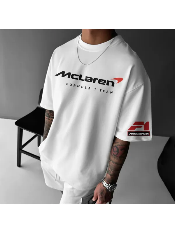 Unisex Casual Racing Print T-shirt - Shopyiyistories.com 