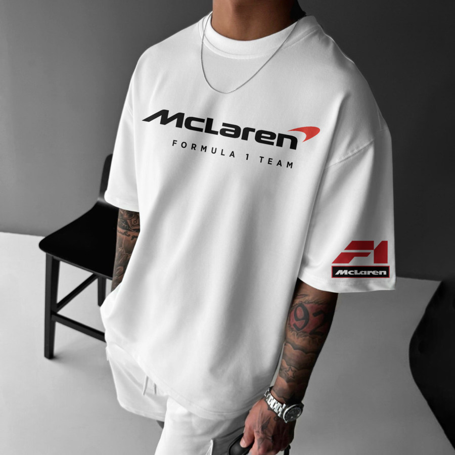 

McLaren Unisex Casual Racing Print T-shirt