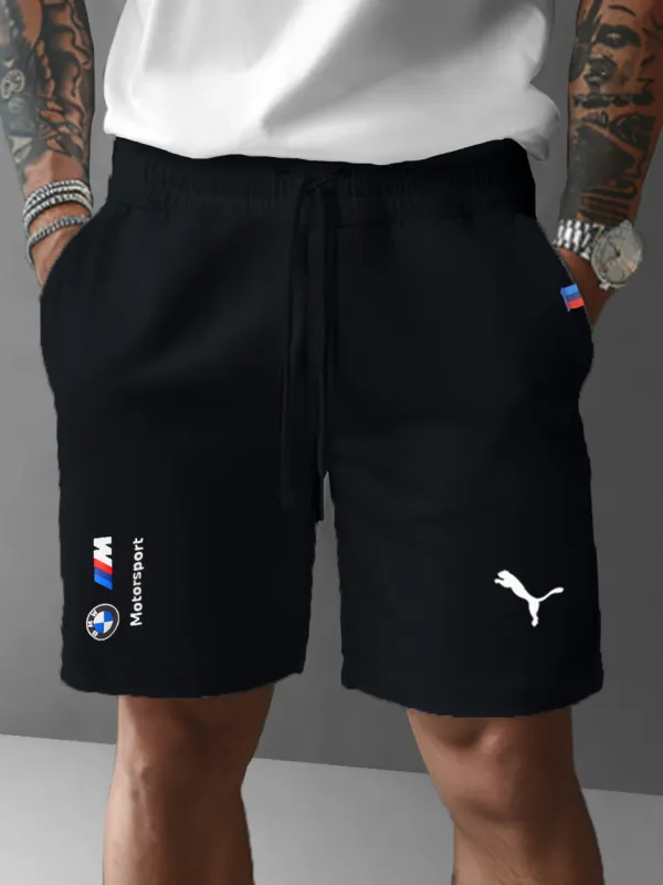 Unisex BMW Racing Team Print Shorts - Pragmaace.com 