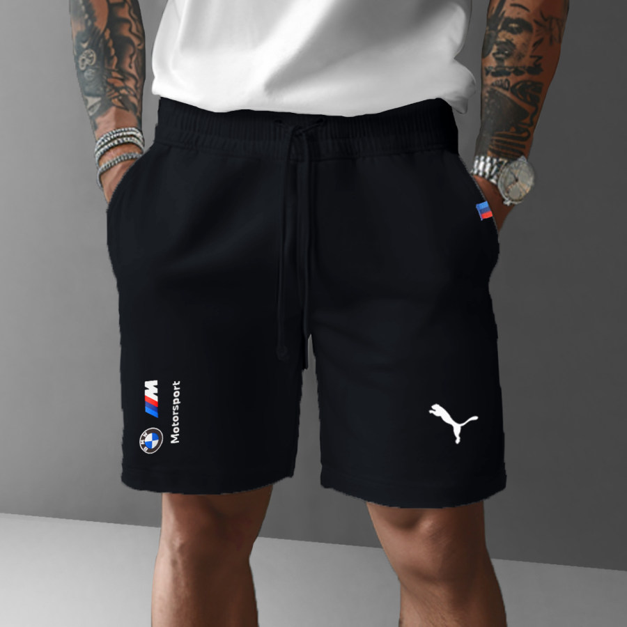 

Unisex Racing Team Print Shorts