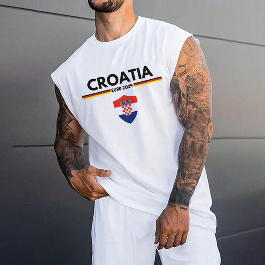 

Croatia Football Team T-shirt Euro 2024 Germany