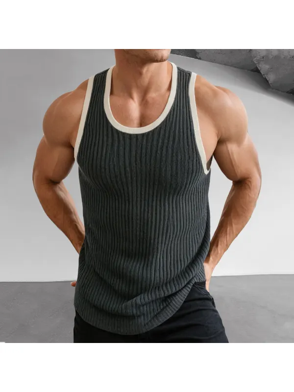 Men's Tight Base Vest - Timetomy.com 