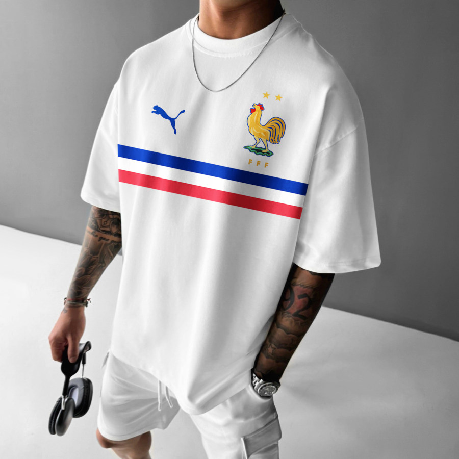 

Unisex Casual French Football Équipe T-shirt