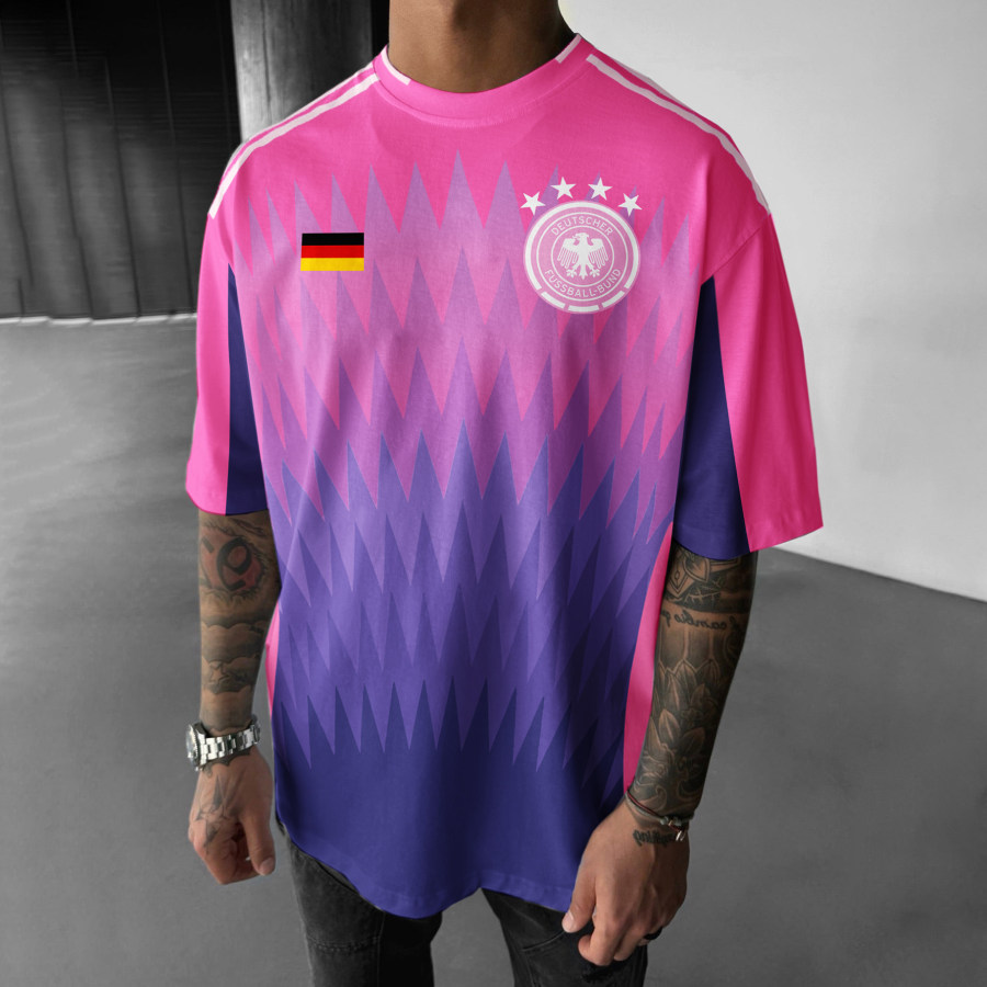 

Unisex Casual German Print Tee
