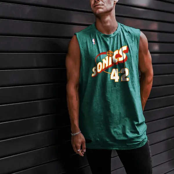 Unisex Baskball Sleeveless Top - Nicheten.com 