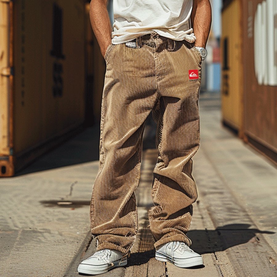 

Men's Quiksilver Vintage Corduroy Loose Casual Pants